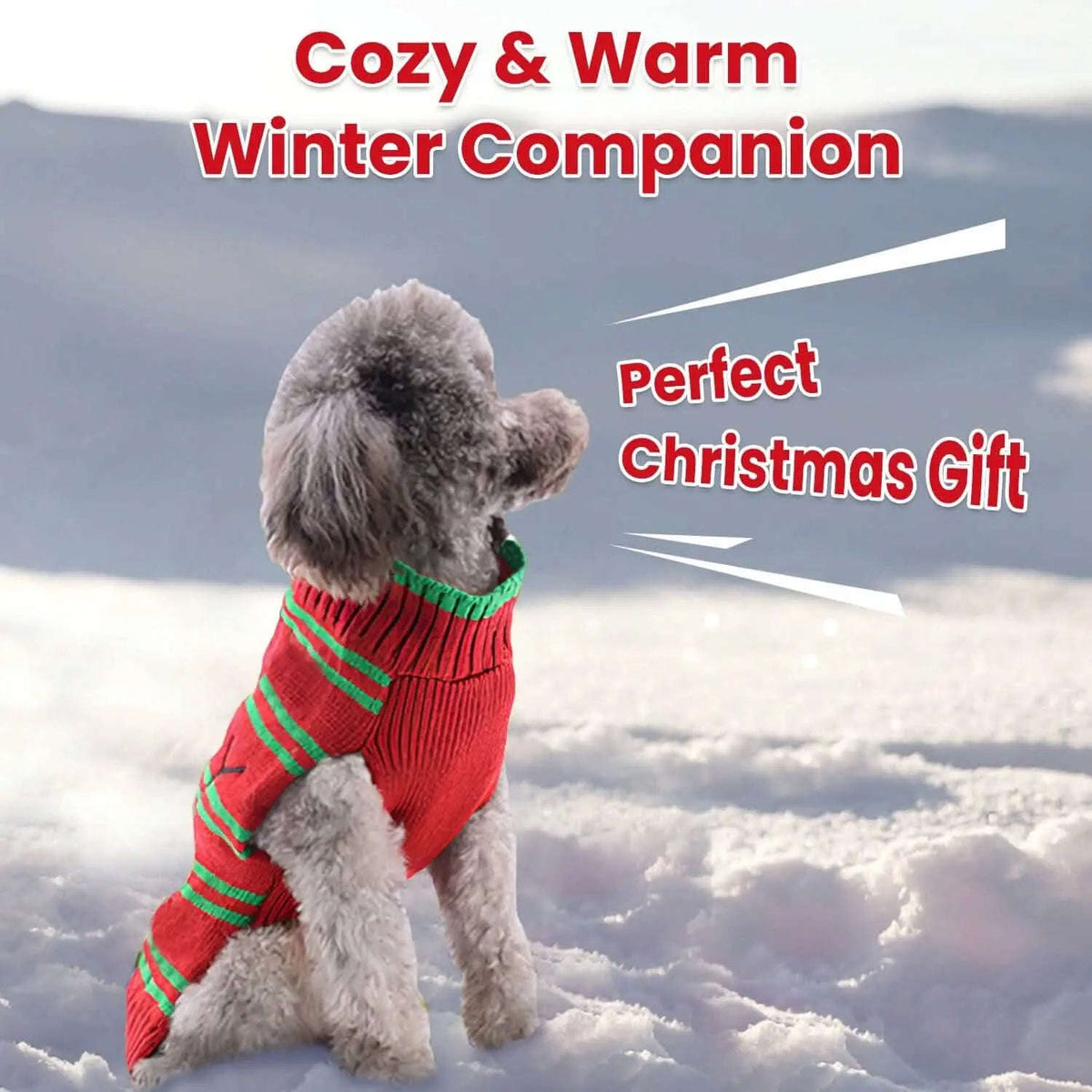 Pet Christmas Turtleneck Sweater Cartsfy Inc.