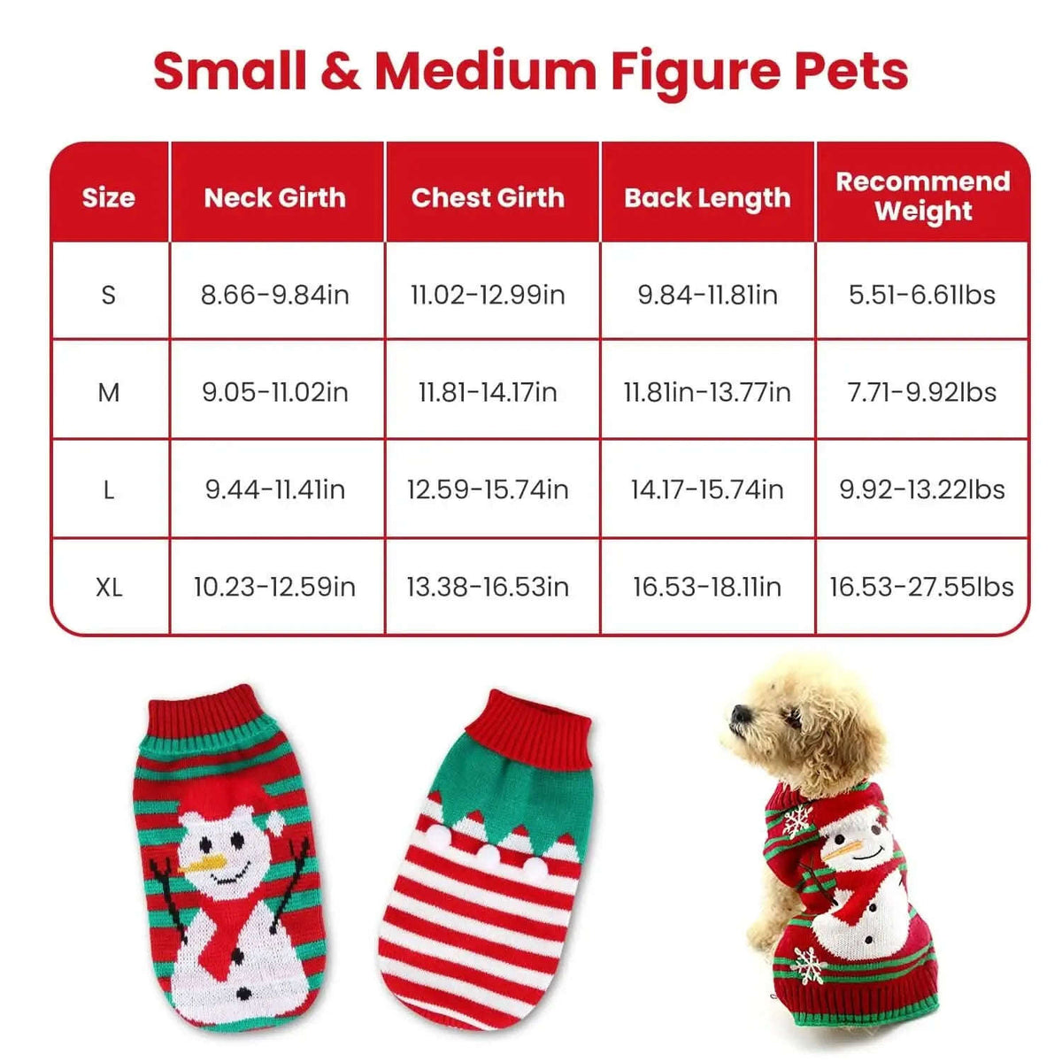 Pet Christmas Turtleneck Sweater Cartsfy Inc.