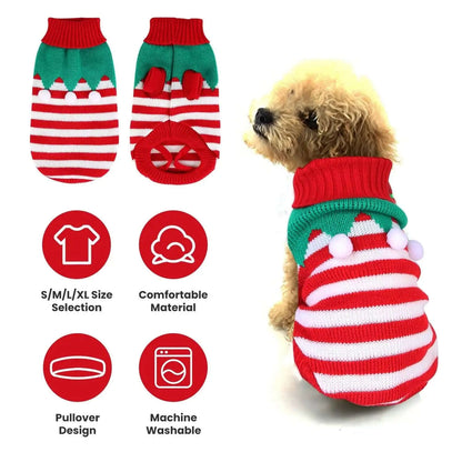 Pet Christmas Turtleneck Sweater Cartsfy Inc.