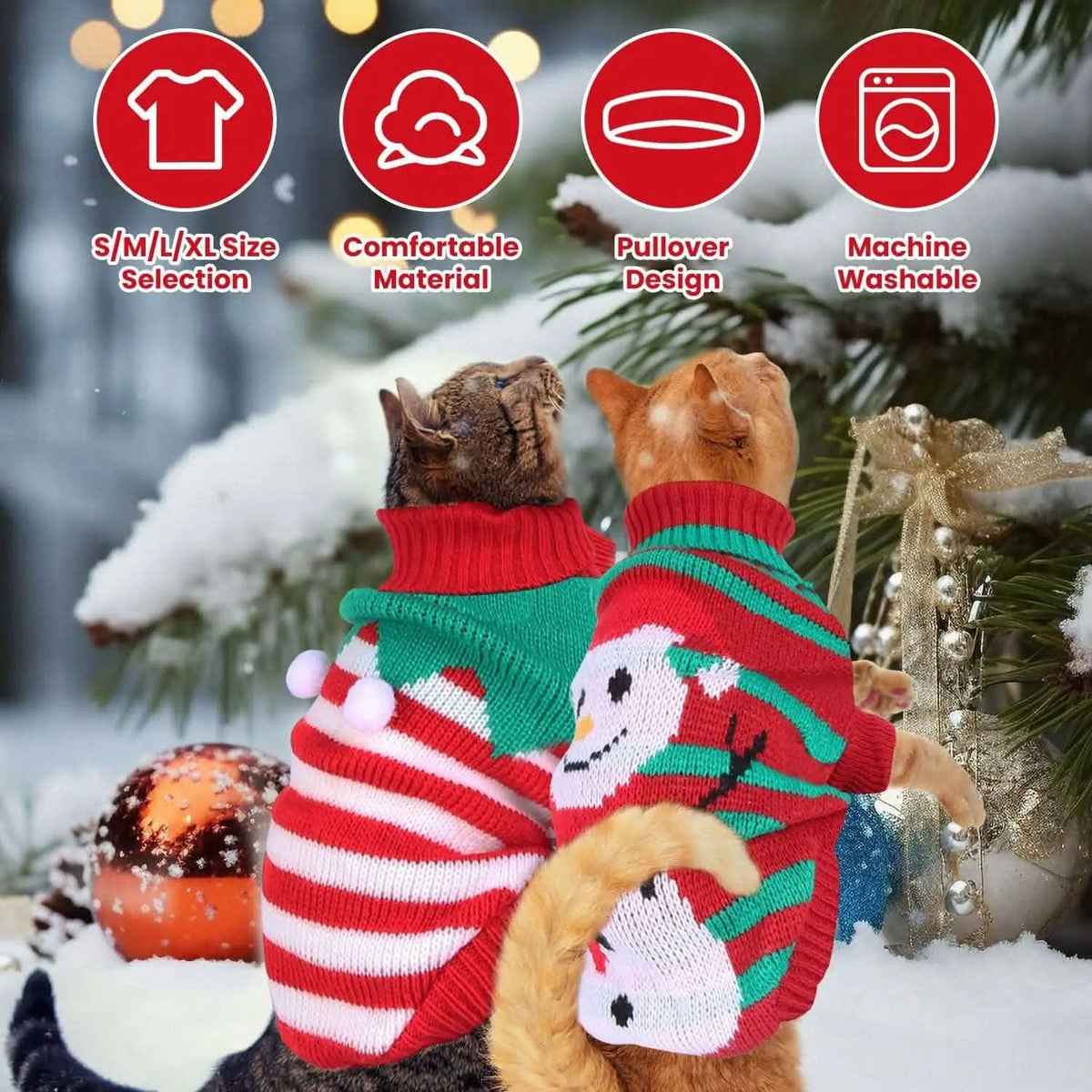 Pet Christmas Turtleneck Sweater Cartsfy Inc.
