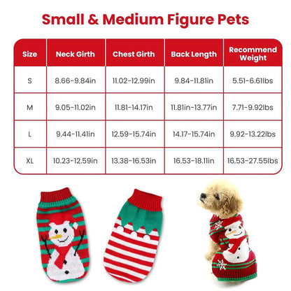 Pet Christmas Turtleneck Sweater