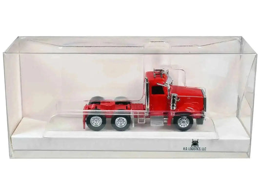 Peterbilt 367 Day Cab Red 1/87 (HO) Scale Plastic Model Car by HO Logistics Cartsfy Inc.