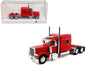 Peterbilt 389 Truck Tractor with Sleeper Cab Red 1/87 (HO) Scale Plastic Model Car by HO Logistics Miniature Motors Default Title Default Title-