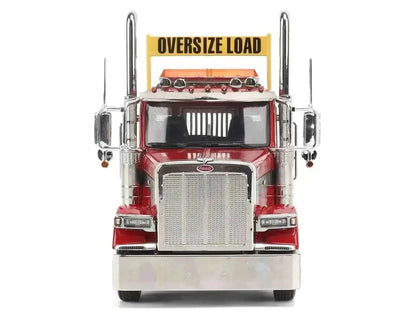 Peterbilt 589 Tandem-Axle Truck Tractor with Day Cab Legendary Red "Transport Series" 1/32 Diecast Model by Diecast Masters Cartsfy Inc.