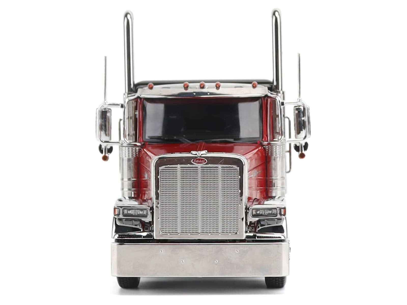 Peterbilt 589 Tridem-Axle Legendary Package Truck Tractor with 58" Sleeper Legendary Red "Transport Series" 1/32 Diecast Model by Diecast Masters Cartsfy Inc.