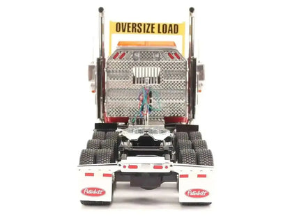 Peterbilt 589 Tridem-Axle Truck Tractor with Day Cab Legendary Red "Transport Series" 1/32 Diecast Model by Diecast Masters Cartsfy Inc.
