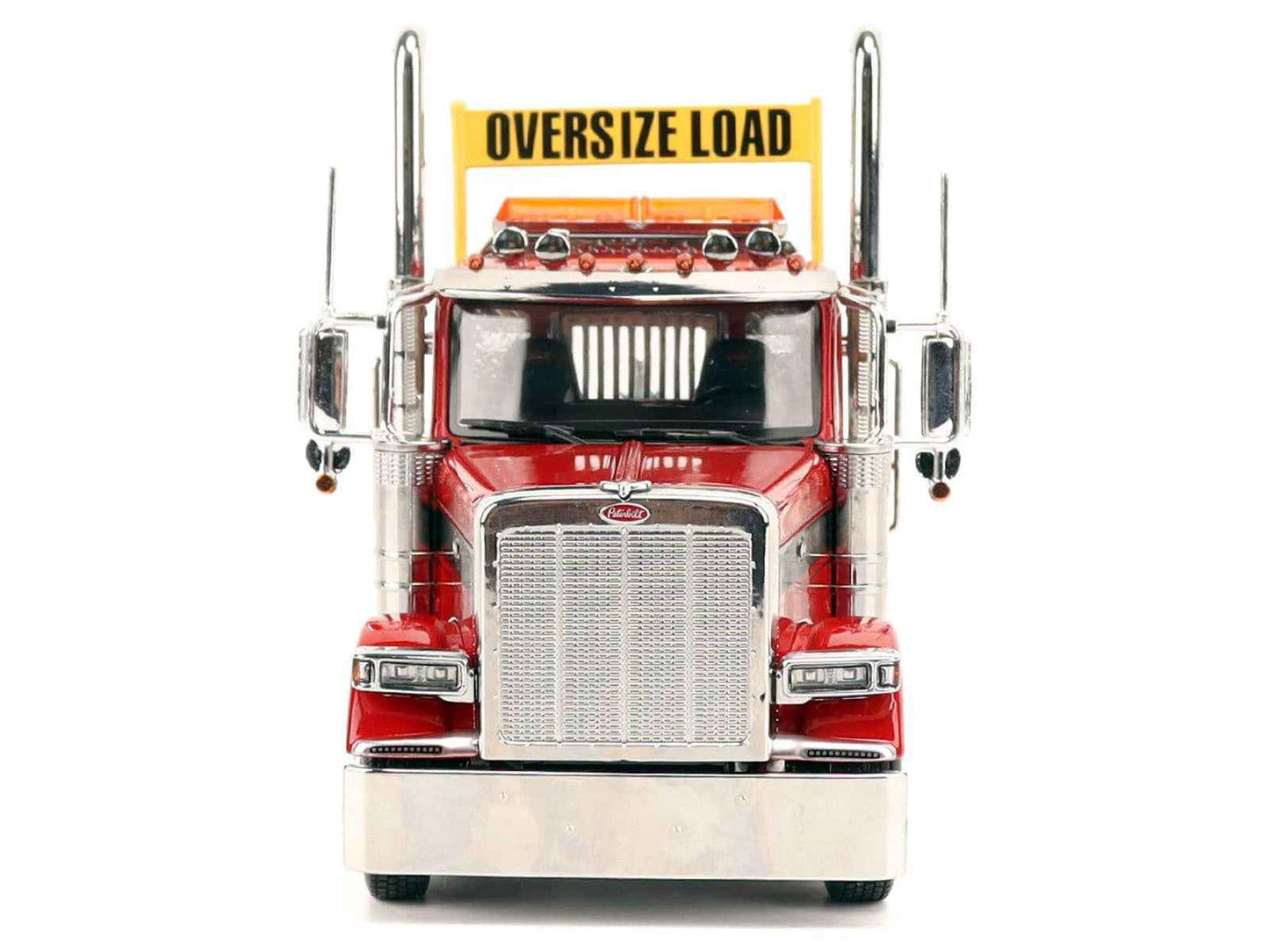Peterbilt 589 Tridem-Axle Truck Tractor with Day Cab Legendary Red "Transport Series" 1/32 Diecast Model by Diecast Masters Cartsfy Inc.