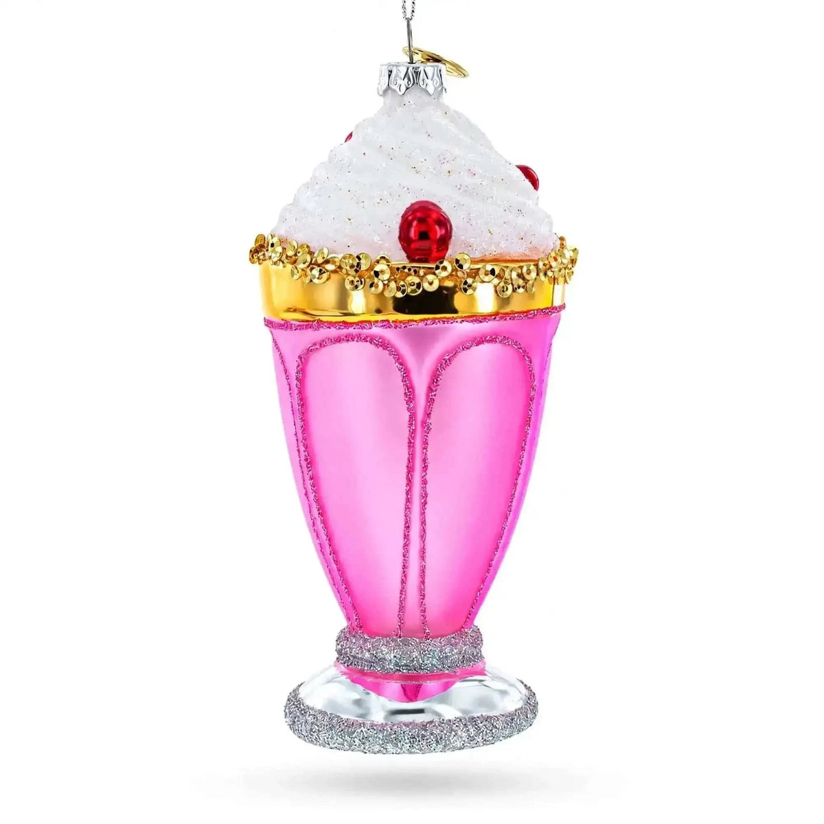 Pink Glass Shake Glass Christmas Ornament Cartsfy Inc.
