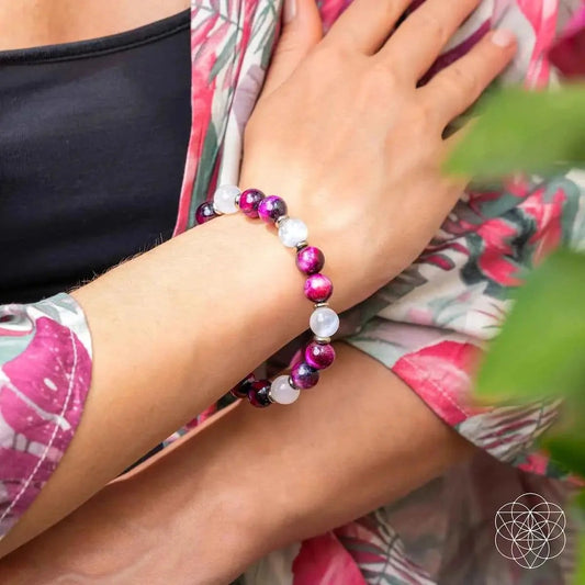 Pink Tiger's Eye Focus Bracelet Conscious Items Default Title Default Title-