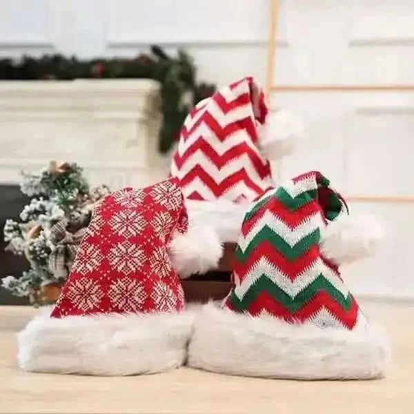 Plush Knitted Christmas Hat Cartsfy Inc.