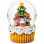 Gingerbread Family and Cupcake Musical Christmas Water Globe