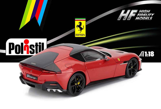 Polistil 2024 Ferrari 12Cilindri Rosso Corsa (Ferrari Red) High Fidelity 1:18 Cartsfy Inc.