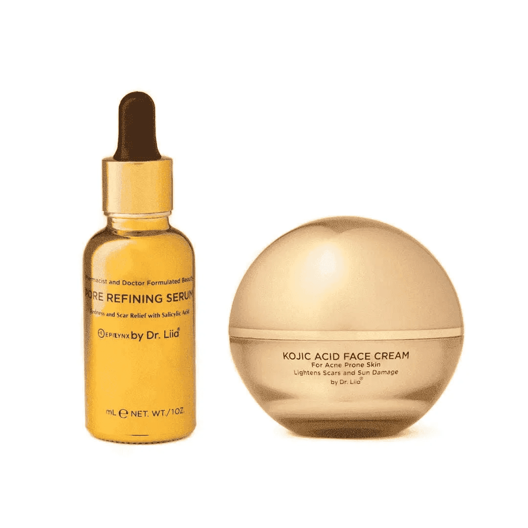 Pore Refining & Brightening Kojic Acid Skincare Set – Vegan, Hypoallergenic Duo EpiLynx Default Title Default Title-