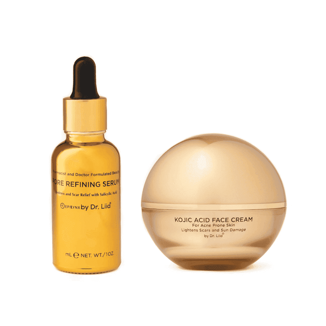 Pore Refining & Brightening Kojic Acid Skincare Set – Vegan, Hypoallergenic Duo Cartsfy Inc.