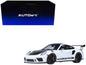 Porsche 911 (991.2) GT3 RS Weissach Package White with Carbon Hood and Top 1/18 Model Car by Autoart Miniature Motors Default Title Default Title-