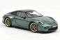 Norev 2021 Porsche 911 992 GT3 Touring Edition Malachite Green w/ Gold Wheels 1:18
