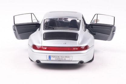 Solido 1996 Porsche 911 (993) Carrera 4S Coupe Polar Silver 1:18