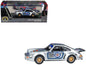 Porsche 911 Carrera RSR 3.0 "Martini Racing" Silver Metallic with Stripes 1/64 Diecast Model Car by Paragon Models Cartsfy Inc.