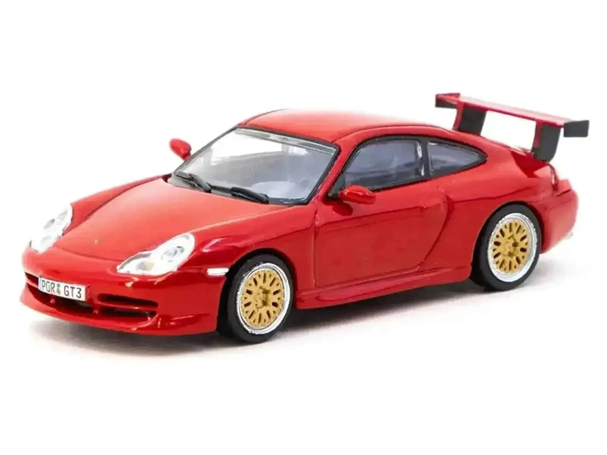Porsche 911 GT3 (996) Red "Global64" Series 1/64 Diecast Model by Tarmac Works Cartsfy Inc.