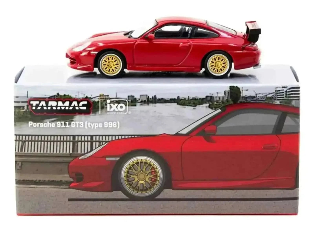 Porsche 911 GT3 (996) Red "Global64" Series 1/64 Diecast Model by Tarmac Works Cartsfy Inc.