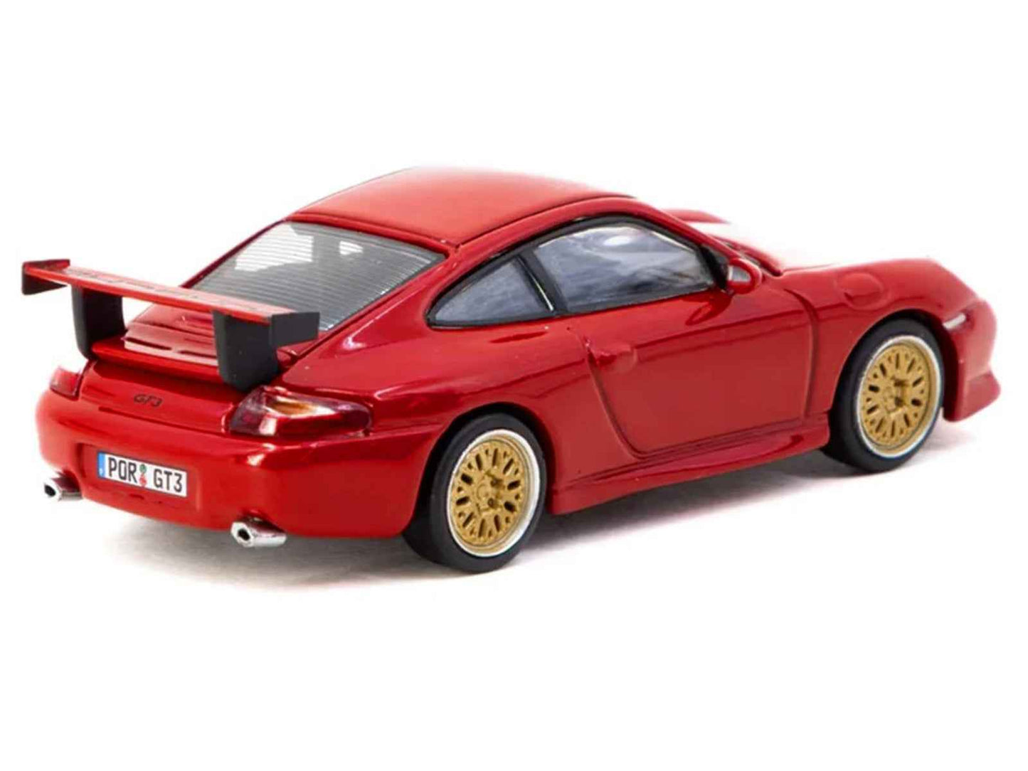 Porsche 911 GT3 (996) Red "Global64" Series 1/64 Diecast Model by Tarmac Works Cartsfy Inc.