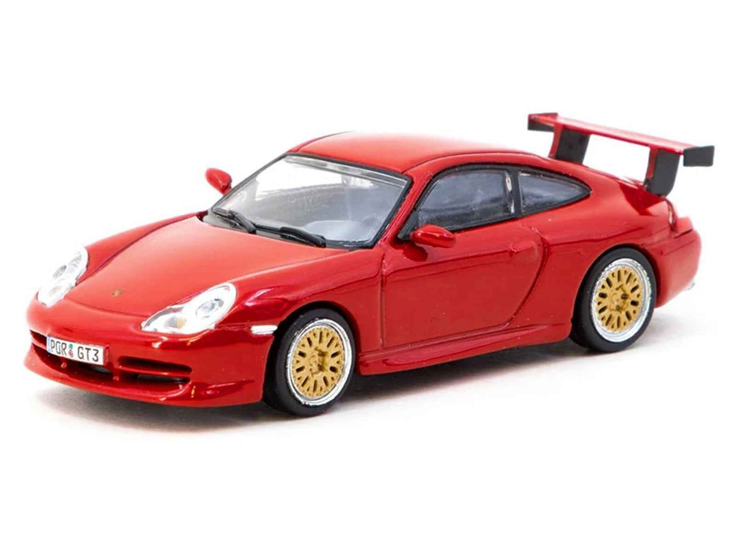 Porsche 911 GT3 (996) Red "Global64" Series 1/64 Diecast Model by Tarmac Works Cartsfy Inc.