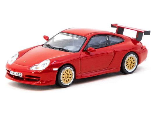 Porsche 911 GT3 (996) Red "Global64" Series 1/64 Diecast Model by Tarmac Works Cartsfy Inc.