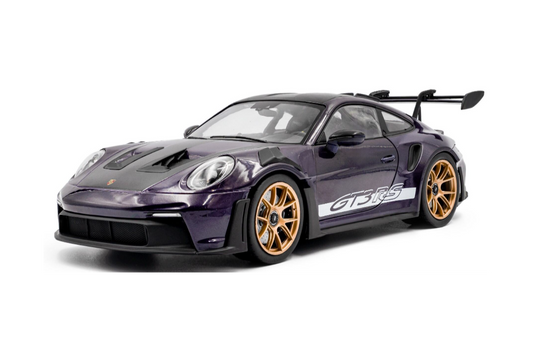 Solido 2024 Porsche 911 992 GT3 RS Weissach Pack Purple Ultraviolet 1:18