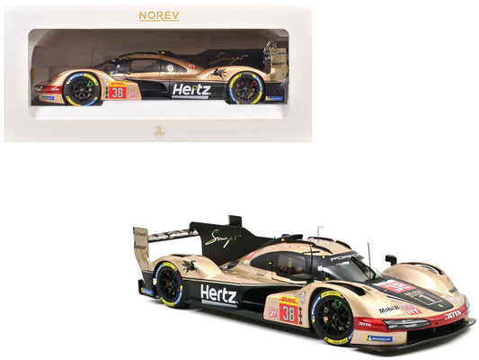Porsche 963 #38 Jenson Button - Phil Hanson - Oliver Rasmussen "Hertz Team Jota" "Lone Star Le Mans" (2024) 1/18 Diecast Model Car by Norev Cartsfy Inc.
