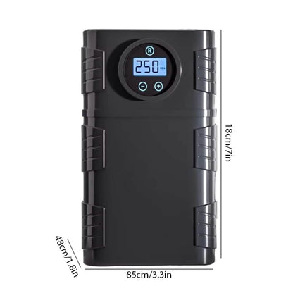 Portable 120 PSI Cordless Air Compressor – Tire Inflator for Car, Bike & Motorcycle Cartsfy Inc.