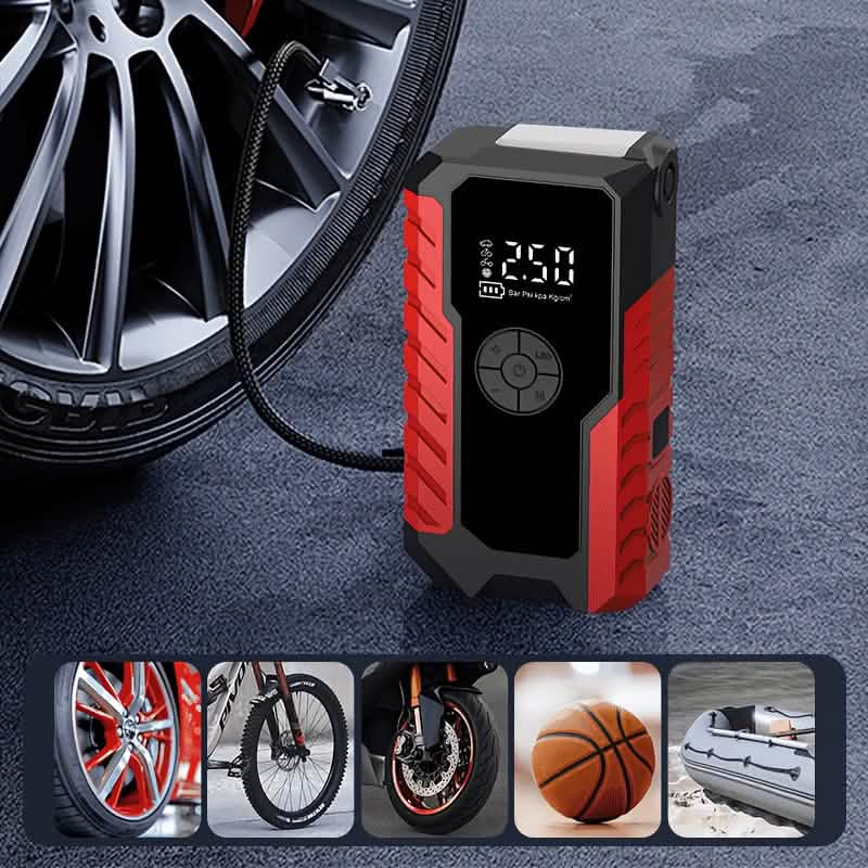 Portable 12V Car Jump Starter, Battery Charger, Air Pump (LED Display) Cartsfy Inc.