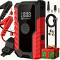 Portable 12V Car Jump Starter, Battery Charger, Air Pump (LED Display) Cartsfy Inc.