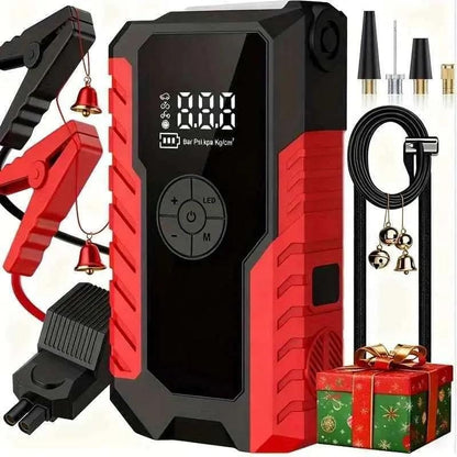 Portable 12V Car Jump Starter, Battery Charger, Air Pump (LED Display) DailySale Default Title Default Title-