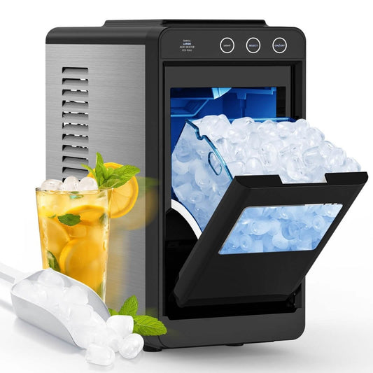 Portable Countertop Ice Maker – 8 Cubes/6 Min, Self - Cleaning - Cartsfy Inc.