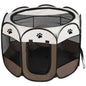 Portable Foldable Pet Playpen For Dogs Cats Other Pets DailySale Blue Pink Coffee Blue-Pink-Coffee-