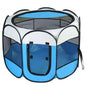 Portable Foldable Pet Playpen For Dogs Cats Other Pets DailySale Blue Pink Coffee Blue-Pink-Coffee-