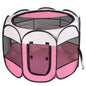 Portable Foldable Pet Playpen For Dogs Cats Other Pets DailySale Blue Pink Coffee Blue-Pink-Coffee-