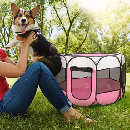 Portable Foldable Pet Playpen For Dogs Cats Other Pets Cartsfy Inc.