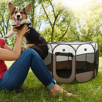 Portable Foldable Pet Playpen For Dogs Cats Other Pets Cartsfy Inc.