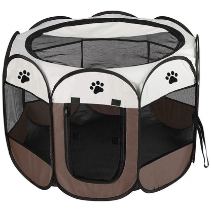 Portable Foldable Pet Playpen For Dogs Cats Other Pets - Cartsfy Inc.