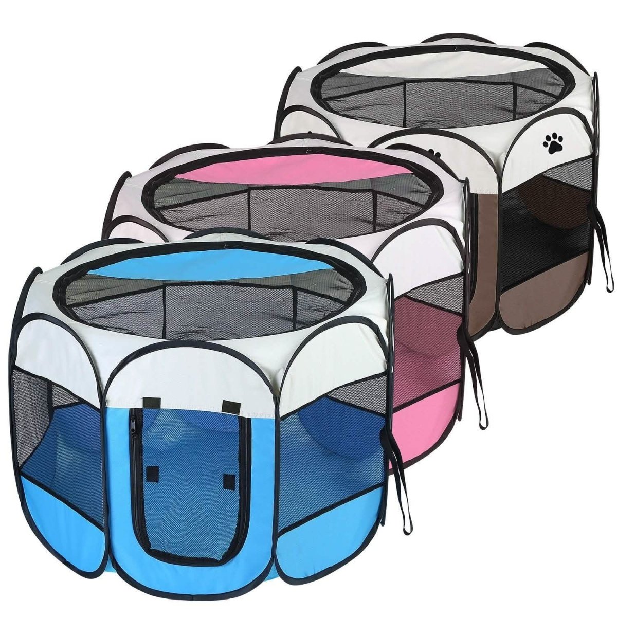 Portable Foldable Pet Playpen For Dogs Cats Other Pets - Cartsfy Inc.