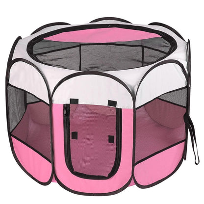 Portable Foldable Pet Playpen For Dogs Cats Other Pets - Cartsfy Inc.