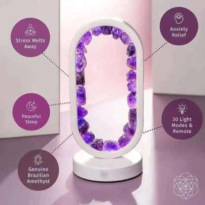 Portal to Peace - Amethyst Lamp of Stress Relief Conscious Items Default Title Default Title-