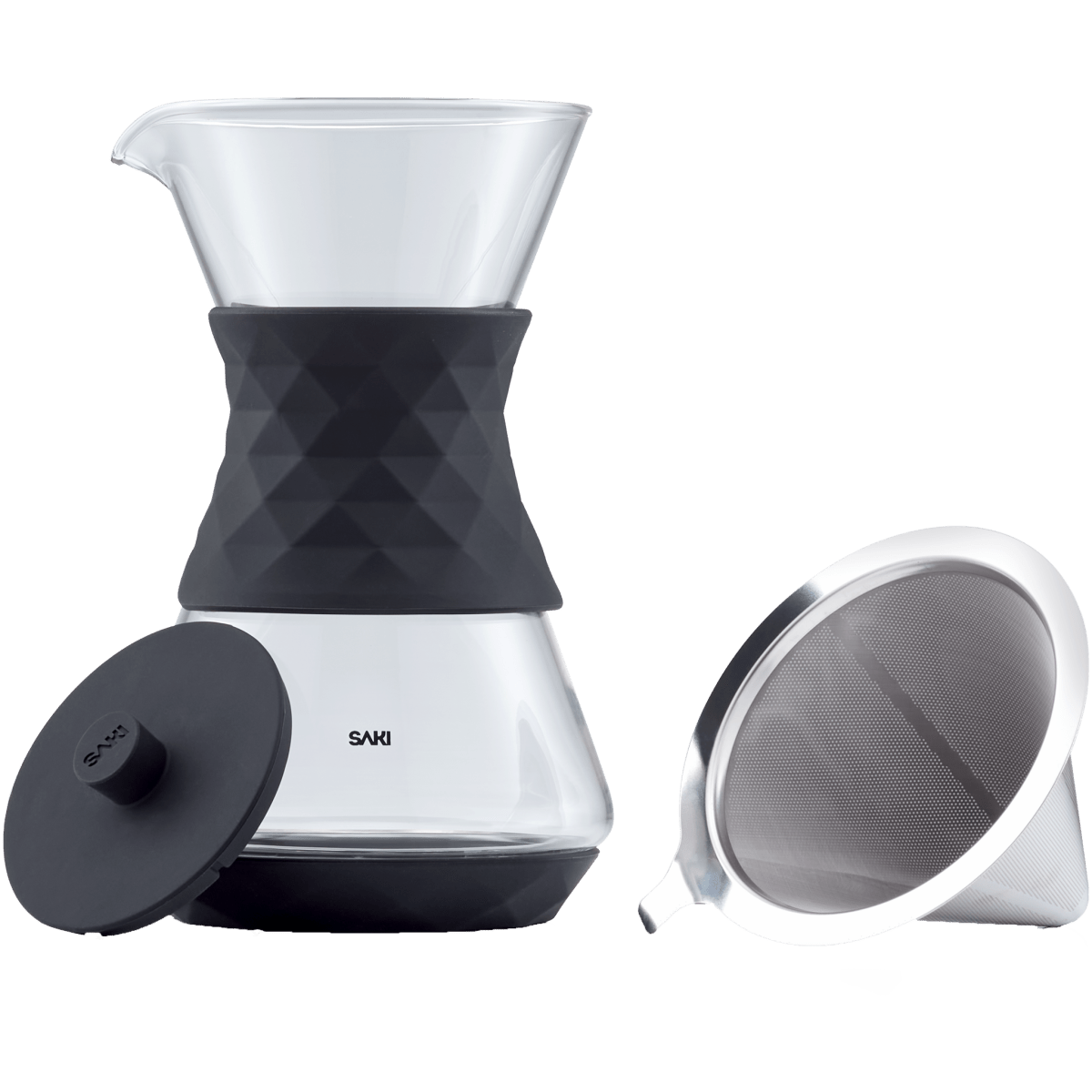 Pour - Over Glass Coffee Maker - Cartsfy Inc.