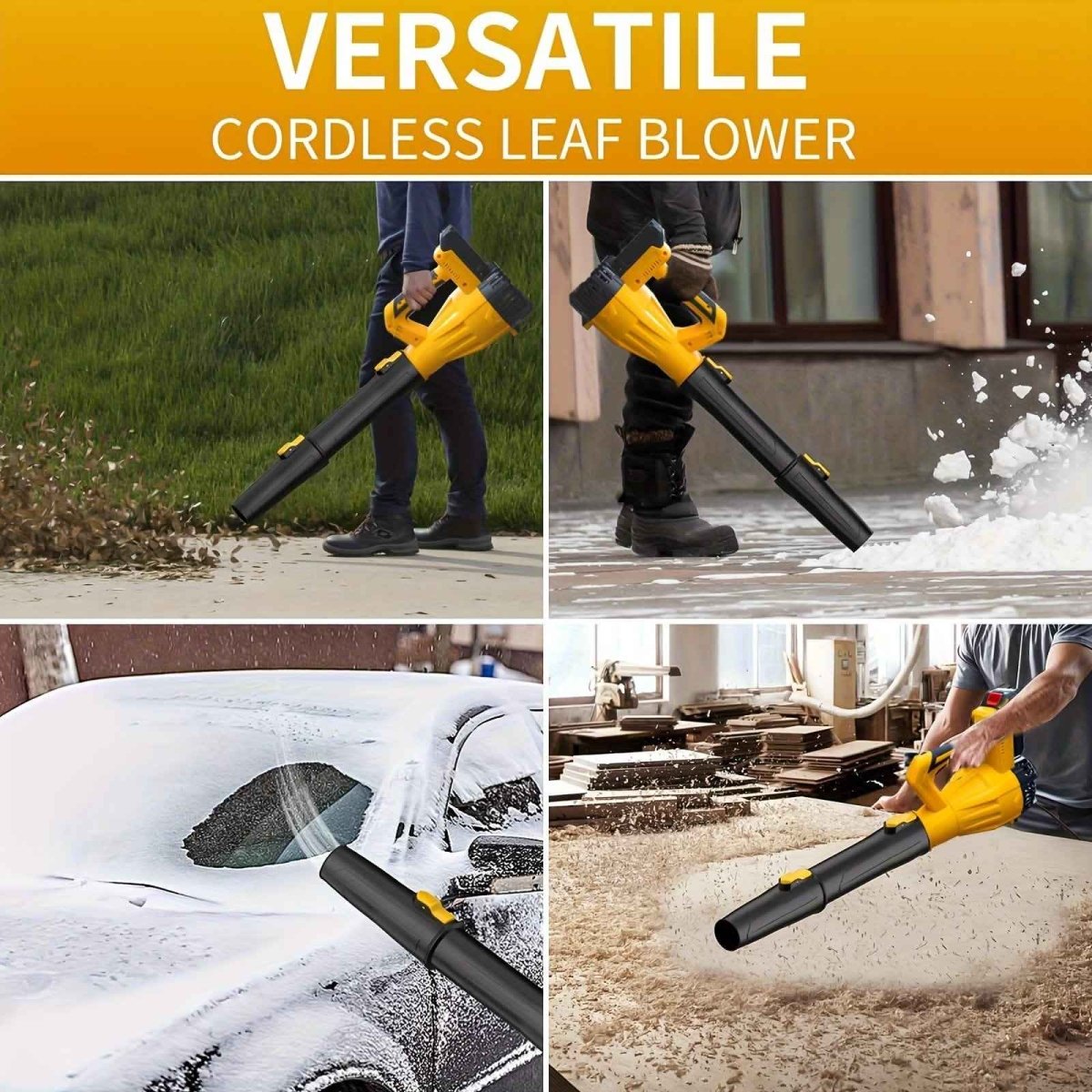 Powerful Cordless Leaf Blower - Cartsfy Inc.