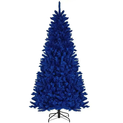 Pre-Lit Artificial Christmas Tree with 340 Blue LED Lights and 3 Modes-7 ft Cartsfy Inc.