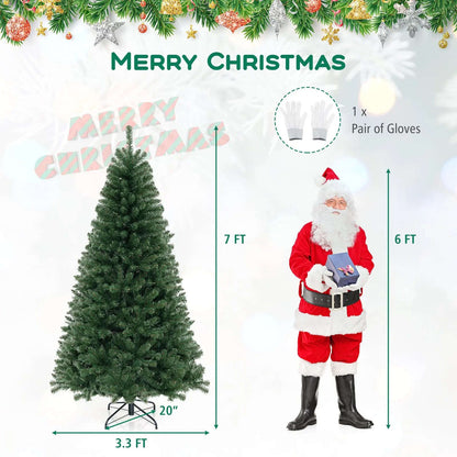Pre-Lit Artificial Christmas Tree with LED Lights Cartsfy Inc.