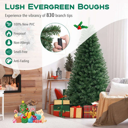 Pre-Lit Artificial Christmas Tree with LED Lights Cartsfy Inc.