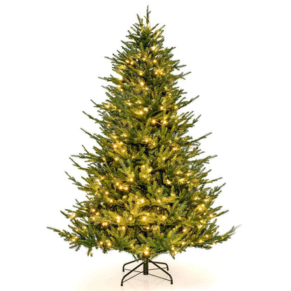 Pre-lit Christmas Tree with 280 Warm White LED Lights and 8 Lighting Modes Cartsfy Inc.