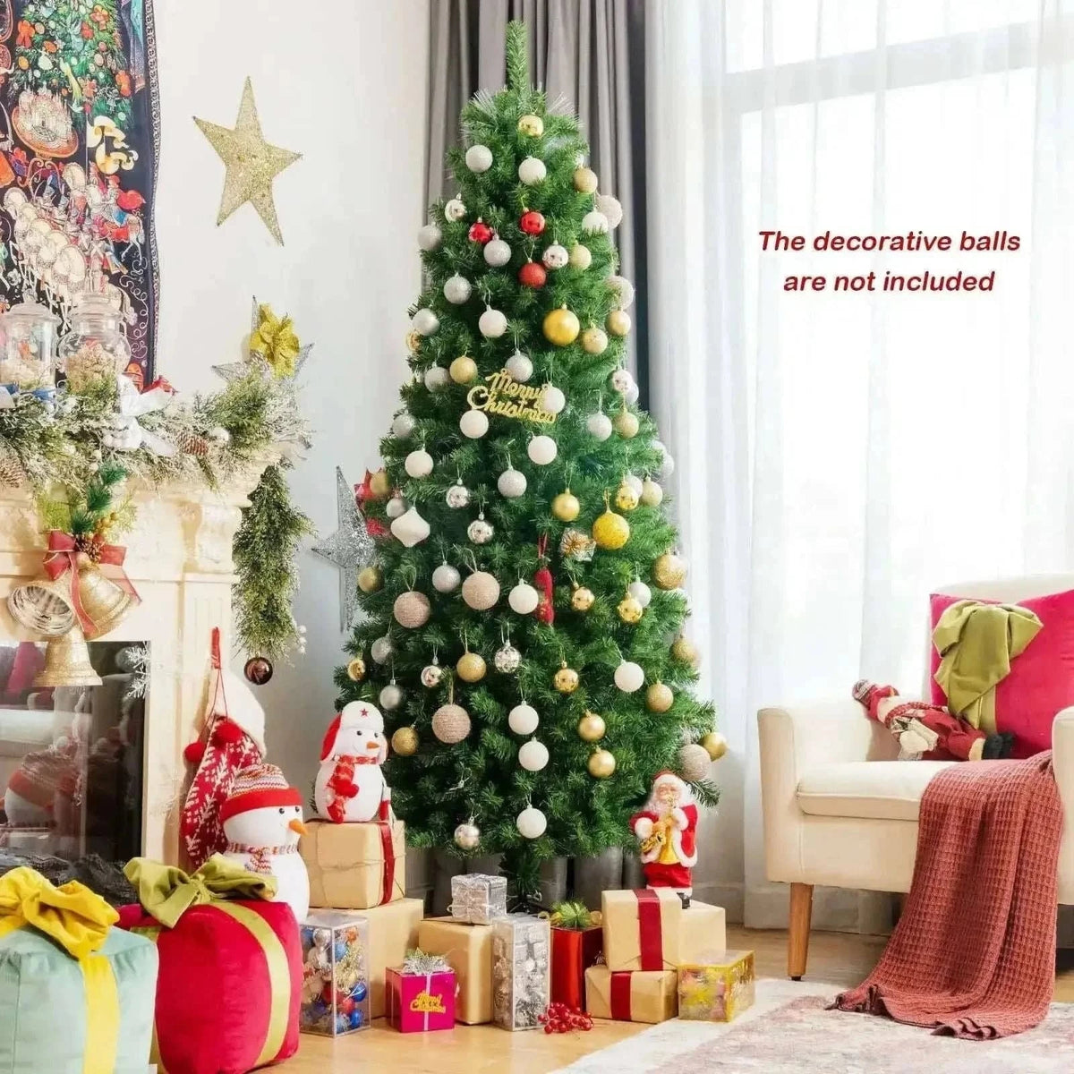 Pre-lit Multi-Colored Fiber Optic Spruce Artificial Christmas Tree Cartsfy Inc.